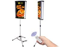 Tripod Rotary Light Box Stand Neonbox Mutar Rotating Standing Light Remote 